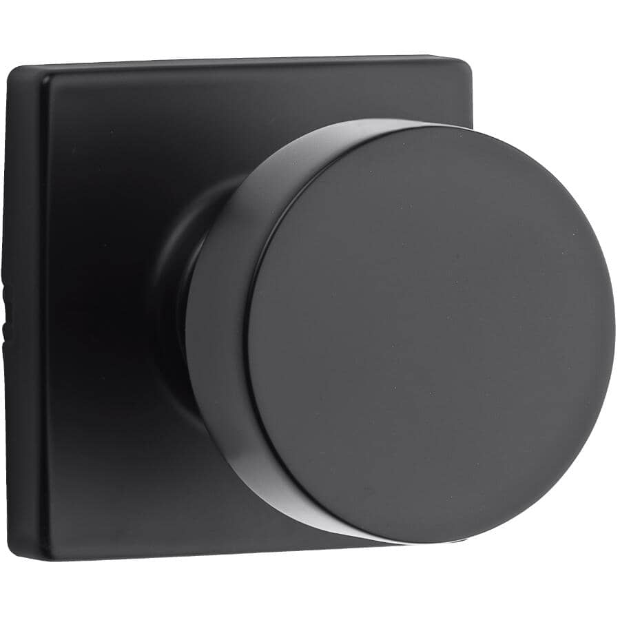 Cambie Passage Door Knobset - Matte Black
