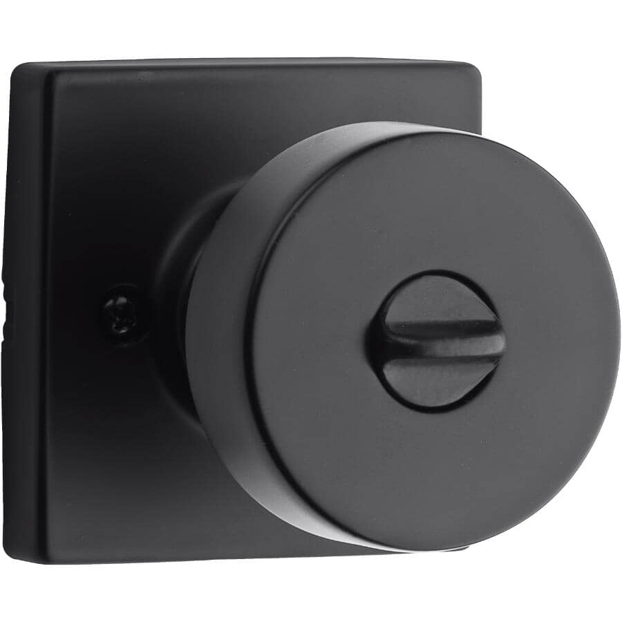 Cambie Privacy Door Knobset - Matte Black
