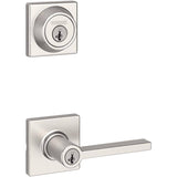 Casey Entrance & Deadbolt Leverset - Satin Nickel