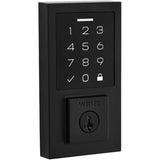 Contemporary SmartCode Electronic Touchpad Deadbolt - Matte Black