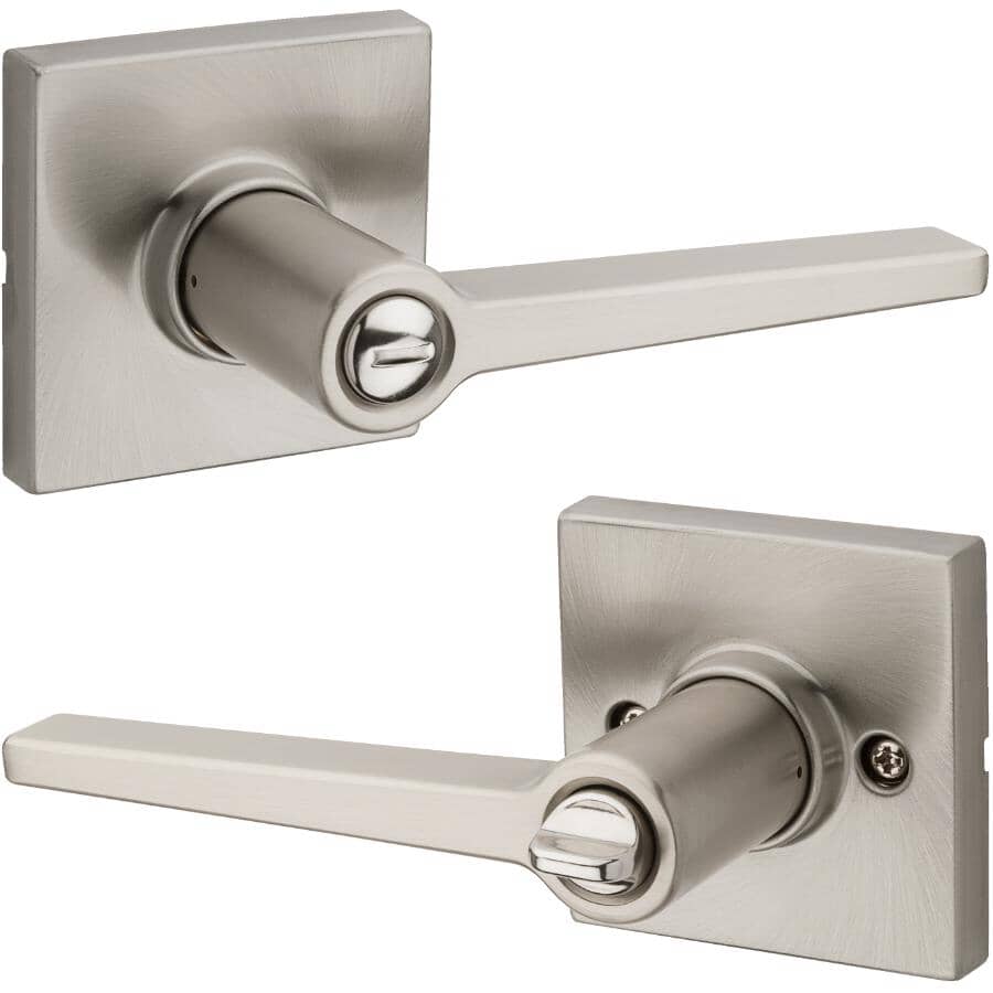 Daylon Safelock Privacy Door Leverset - Satin Nickel