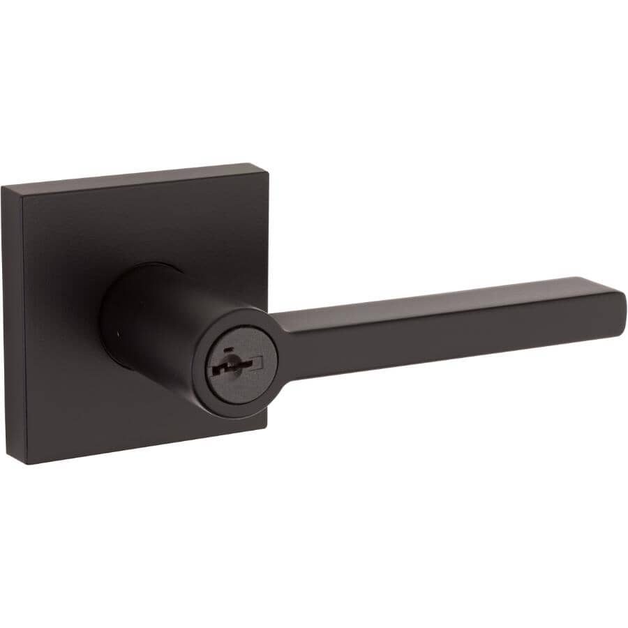 Halifax Smart Key Entrance Leverset - Matte Black