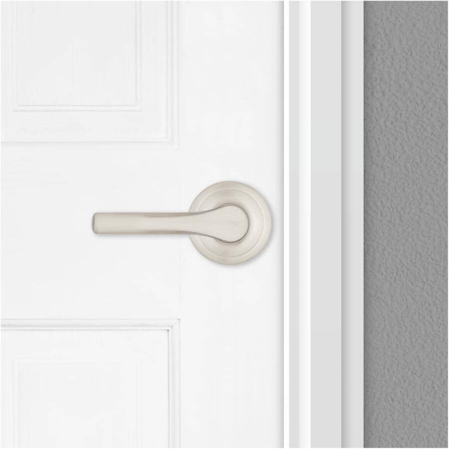 Henley Passage Door Leverset - Satin Nickel