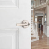Katella Entrance Leverset - Satin Nickel + Smart Key