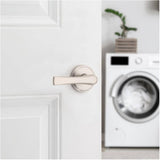 Katella Passage Door Leverset - Satin Nickel
