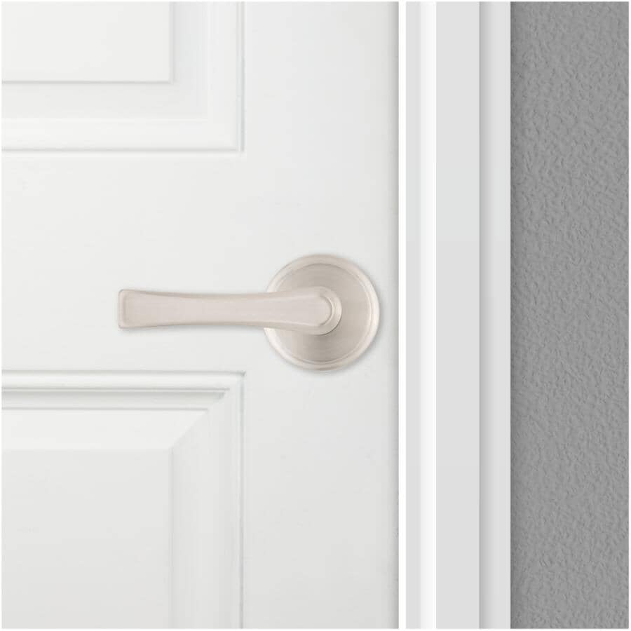 Katella Passage Door Leverset - Satin Nickel