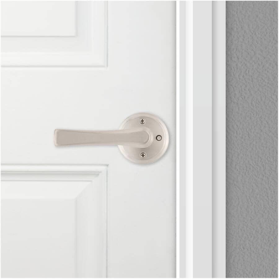 Katella Privacy Door Leverset - Satin Nickel