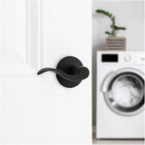 Layton Safelock Passage Door Leverset - Matte Black