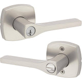 Prague Entrance Leverset - Satin Nickel