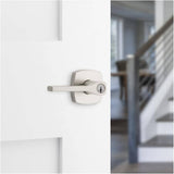 Prague Entrance Leverset - Satin Nickel