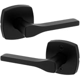 Prague Passage Door Leverset - Matte Black
