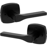 Prague Privacy Door Leverset - Matte Black