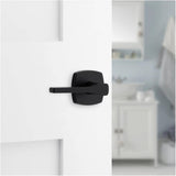 Prague Privacy Door Leverset - Matte Black