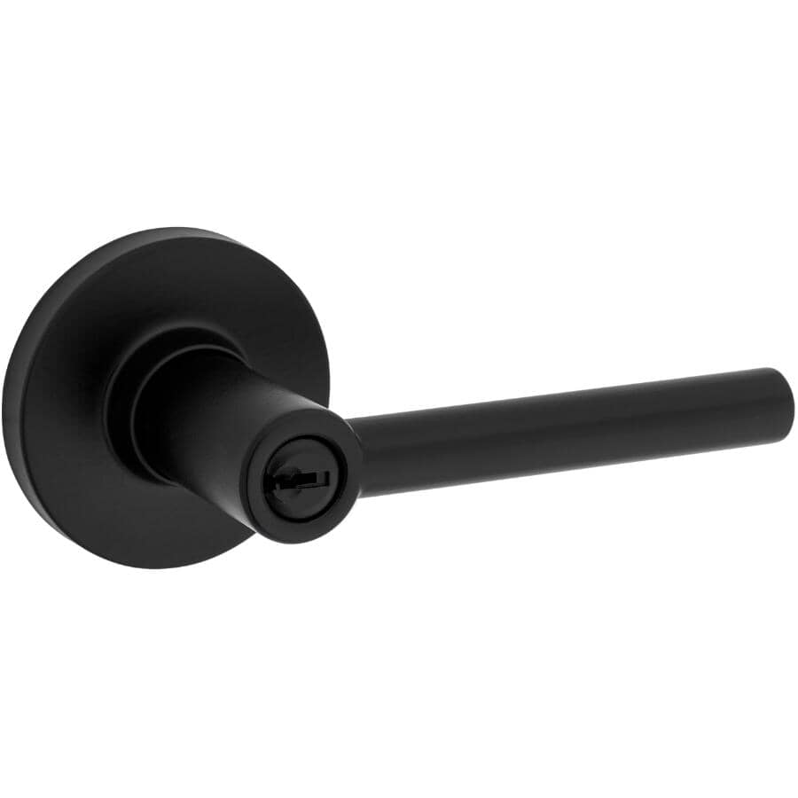 Reminy Keyed Entry Safelock Entrance Leverset - Matte Black