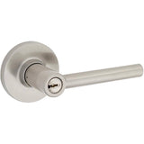 Reminy Keyed Entry Safelock Entrance Leverset - Satin Nickel