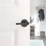 Reminy Keyed Entry Safelock Entrance Leverset - Matte Black