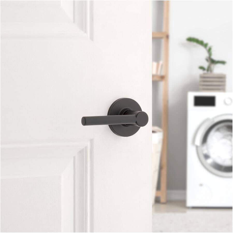 Reminy Safe Lock Passage Door Leverset - Matte Black