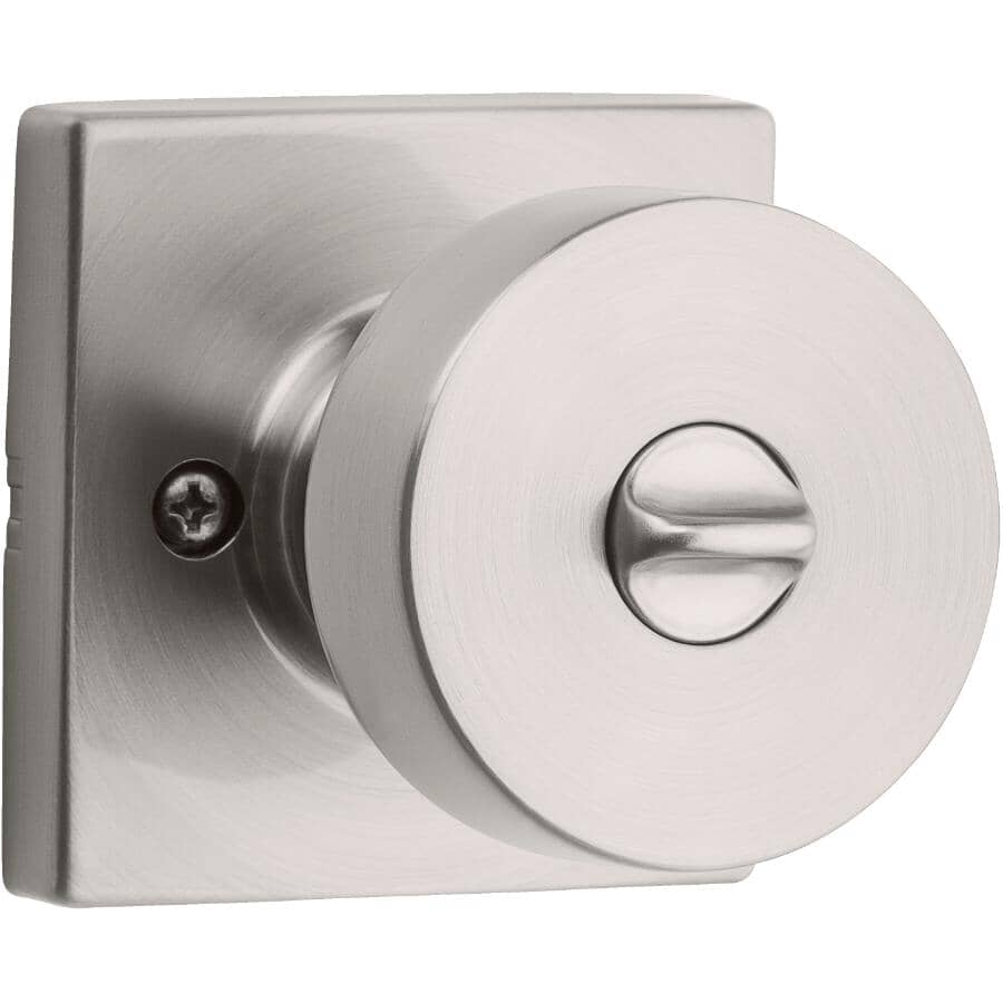 Satin Nickel Cambie Privacy Door Knobset