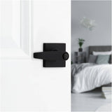 Winston Safe Lock Privacy Door Leverset - Matte Black