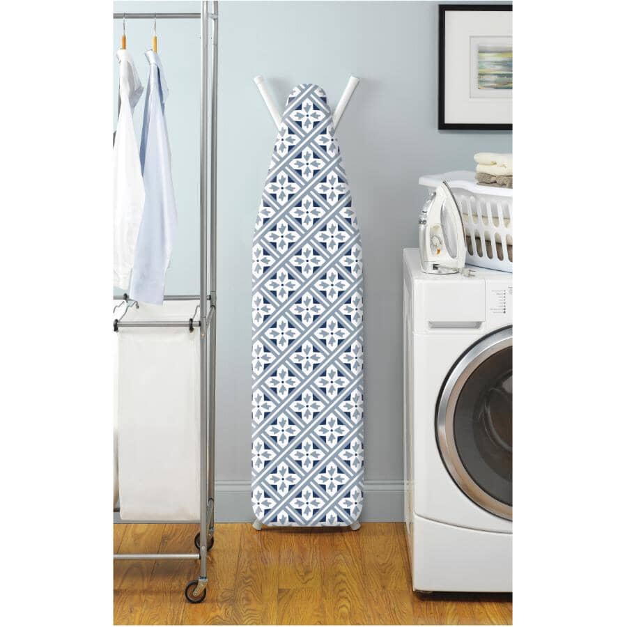 Deluxe Ironing Board Pad & Cover - Blue