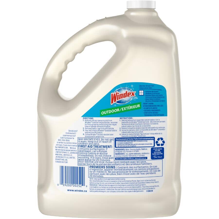 Glass Cleaner Refill - Outdoor 3.8 L