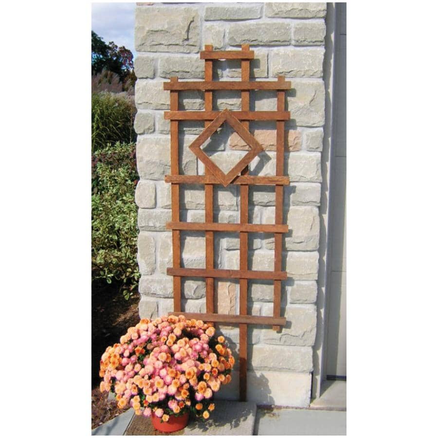 Window Style Wood Trellis - 2' x 6'
