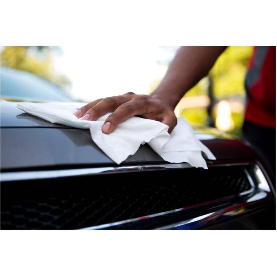 8 Pack White Lint Free Cloth Wipes