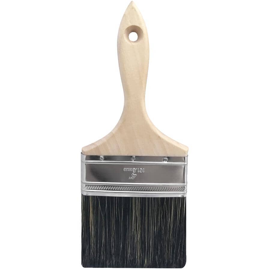 Staining & Painting Polyester Flat Brush - 4"/100 mm