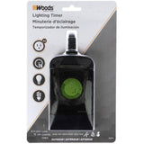 2 Outlet 24 Hour Outdoor Mechanical Timer, with 3 Conductors