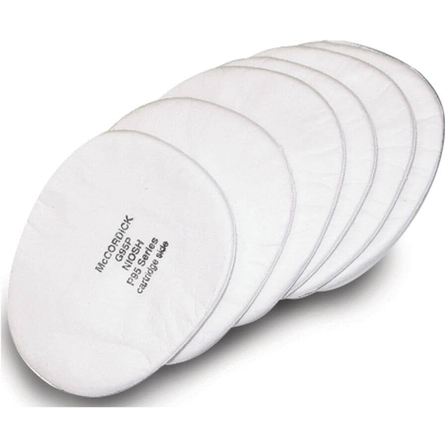 NIOSH P95 Replacement Filters - Paint & Pesticides, 6 Pack