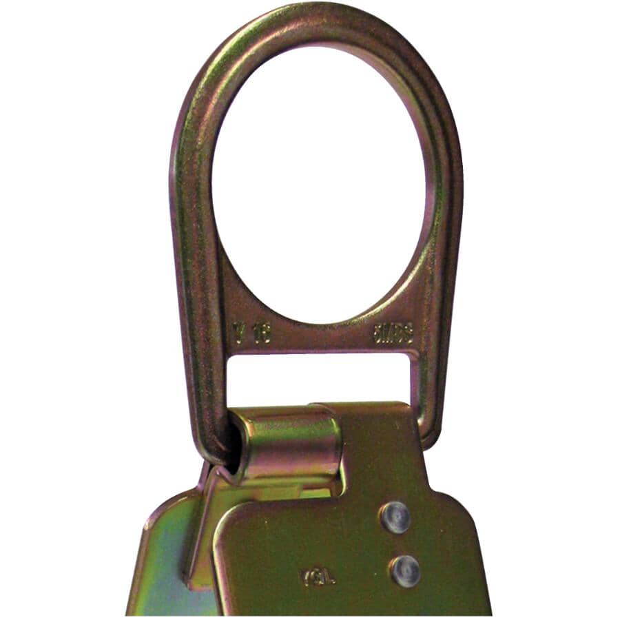 Reusable Roof Peak Anchor - with 10 Fasteners, Flat